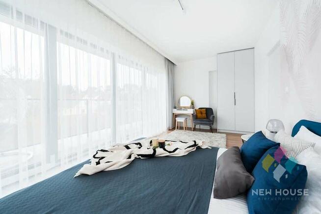 48 m2 z widokiem na J. Mikołajskie, taras 18 m2.