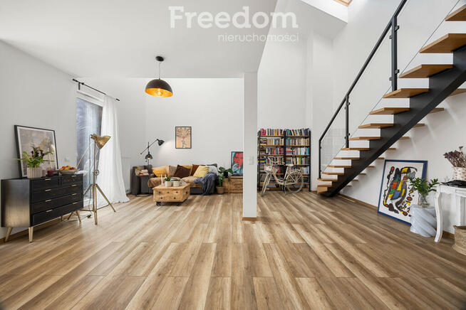 Dwupoziomowe 85 m² + antresola i 2 balkony