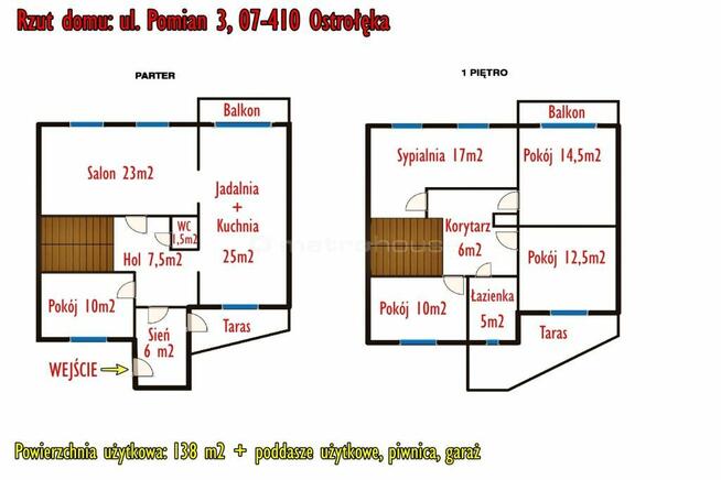 Dom w zabudowie bliźniaczej Ostrołęka,ul.Pomian