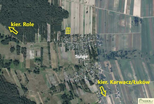 Działka budowlana Suleje gm. Łuków