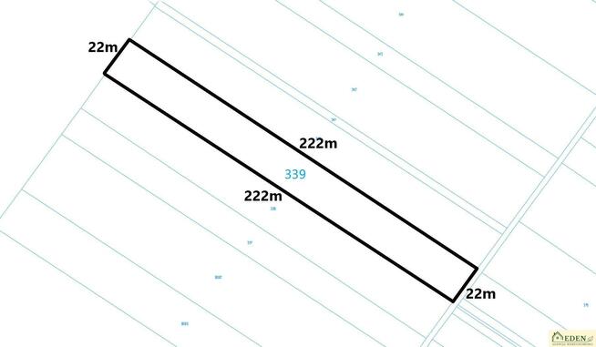 Działka leśna Łuków Zimna Woda