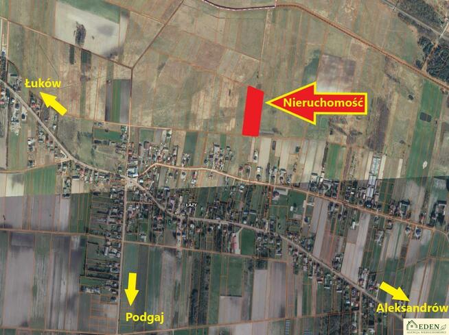 Działka budowlana Łazy gm. Łuków