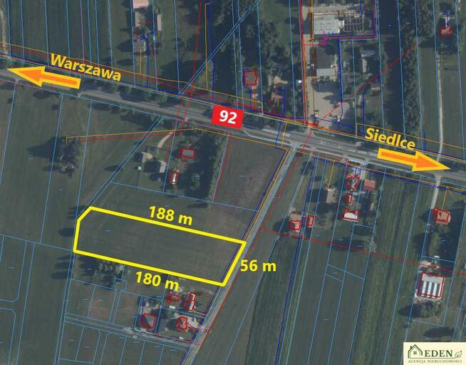 Działka inwestycyjna Polaki gm. Kotuń