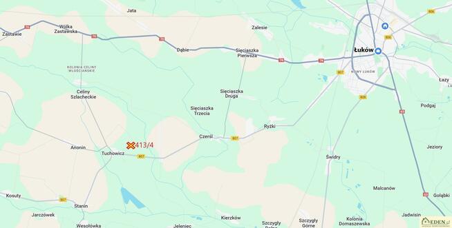 Działka budowlana Tuchowicz gm. Stanin