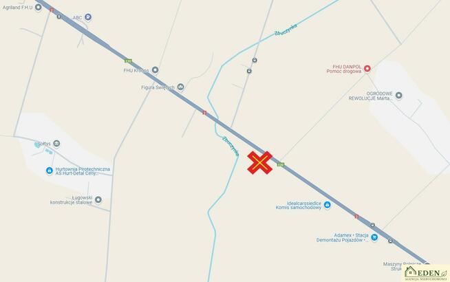 Działka rolna Chromna gm. Zbuczyn