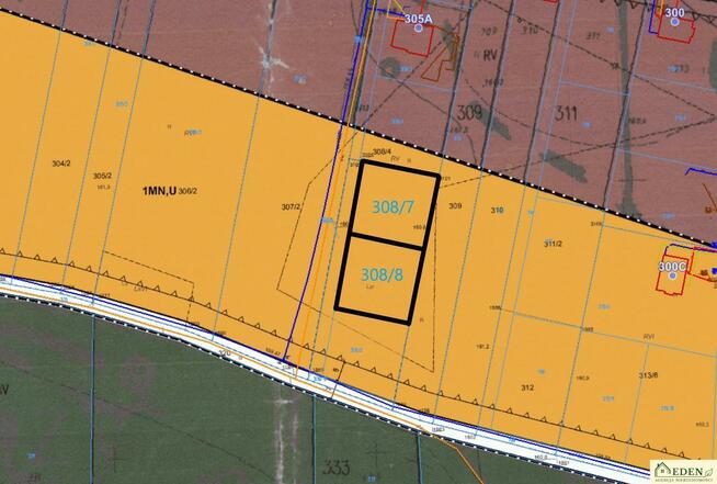 Działka budowlana Łazy gm. Łuków