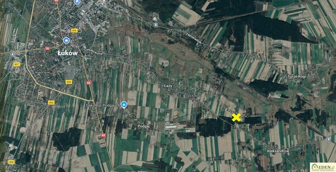 Działka budowlana Łazy gm. Łuków