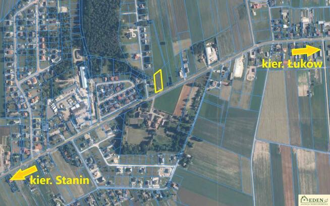 Działka budowlana Ryżki gm. Łuków