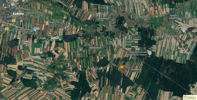 Działka budowlana Suchocin gm. Łuków