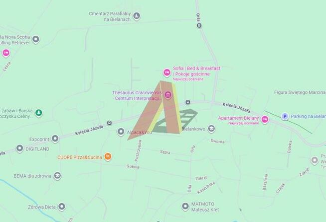 Działka budowlana Kraków Krowodrza, Bielany, Puszczyków