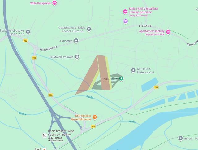 Działka budowlana Kraków Krowodrza, Bielany, Puszczyków