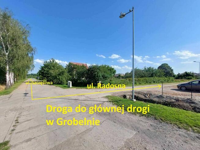 Działka budowlana z Warunkami Zabudowy Grobelno koło Malborka