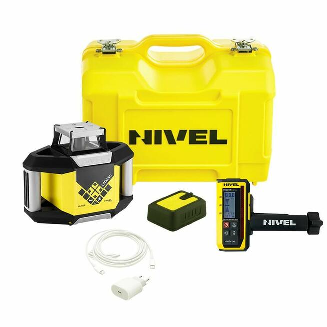 Niwelator laserowy Nivel System NL320R + statyw + łata