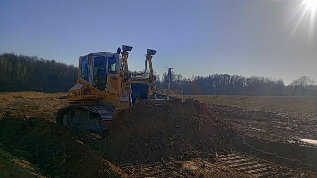Spych, spycharka Liebherr 724 LGP błotniak jak Cat D6