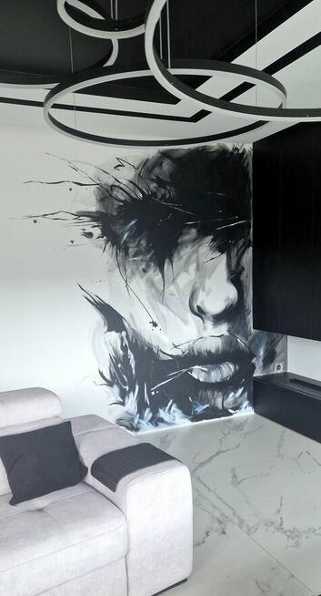 Artystyczne malowanie ścian, Mural w domu