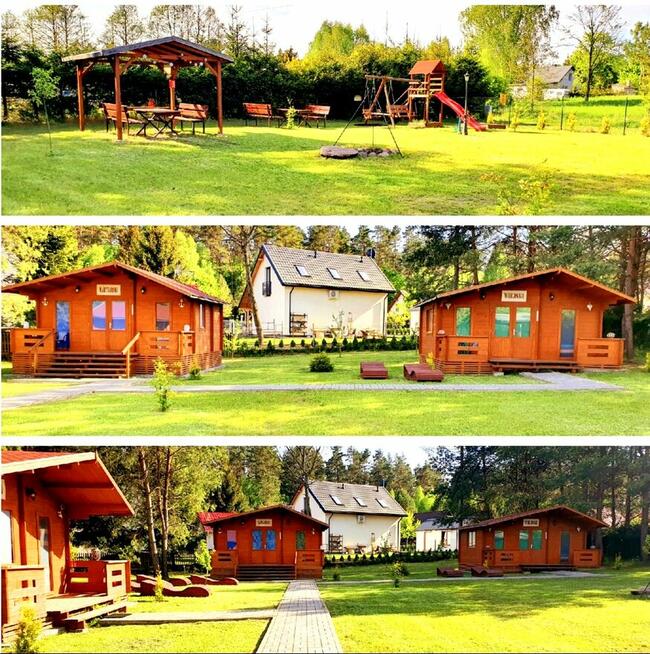 Domki wypoczynkowe z działką w Siemianach nad JEZIORAKIEM