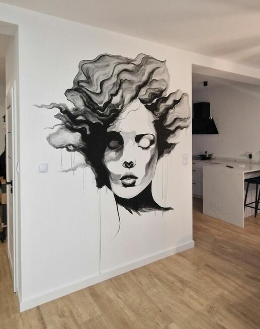 Artystyczne malowanie ścian, Mural w domu