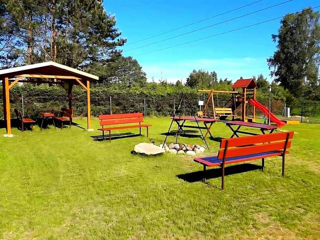 Działka z 3 domkami letniskowymi Siemiany nad JEZIORAKIEM