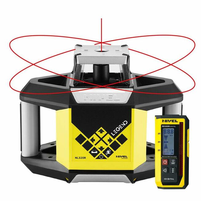Niwelator laserowy Nivel System NL320R + statyw + łata
