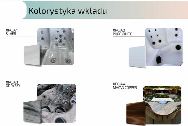 Wanna ogrodowa 3 osobowa EU SPA jacuzzi ogrodowe całoroczne