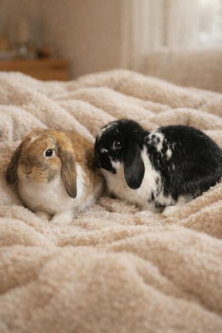 Króliczki mini lop domowa hodowla