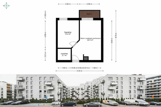 Wynajmę mieszkanie 41 m2 ul Poznańska Kraków