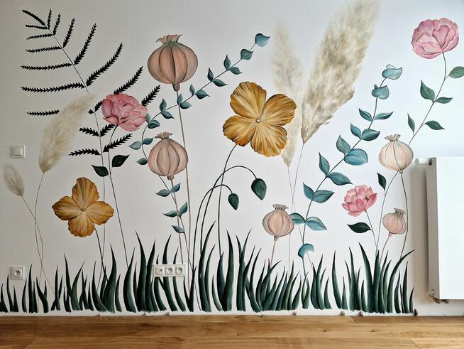 Artystyczne malowanie ścian, mural Małopolska
