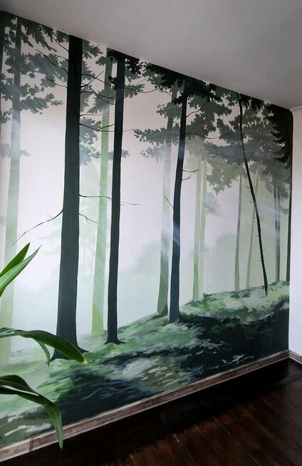 Artystyczne malowanie ścian, mural Małopolska