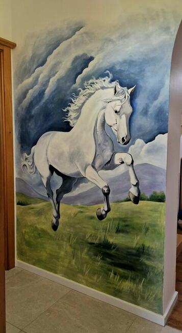 Artystyczne malowanie ścian, mural Małopolska