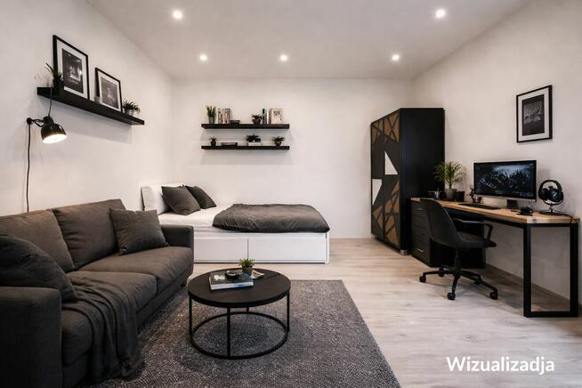 Mieszkanie jednopokojowe z oddzielną kuchnią, 38,42 m²