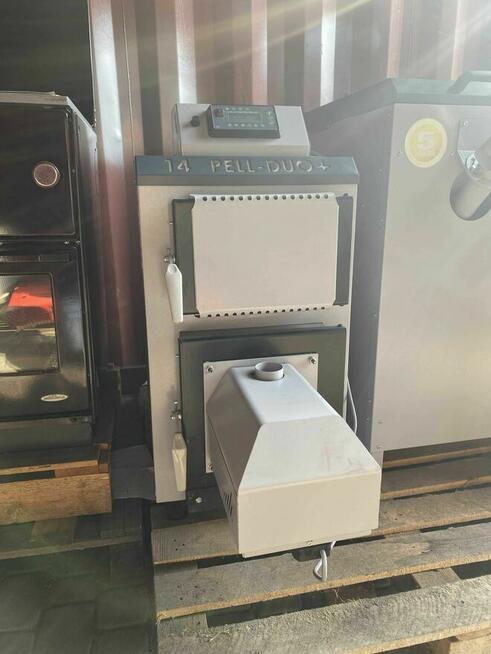 Kocioł na pellet termo - tech PELL DUO+ 14 kW palnik pellet