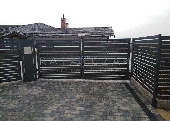 Brama przesuwna PROFILOWA 1,70x4,00m PALISADA