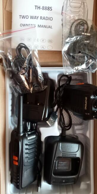 Nowy zestaw 2 x WALKIE TALKIE BAOFENG TH-888S