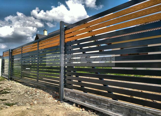 Brama przesuwna PROFILOWA 1,70x4,00m PALISADA