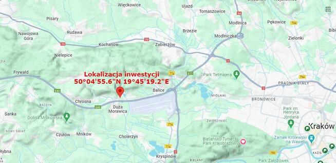 Działka budowlana Morawica gm. Liszki, Pod Lasem