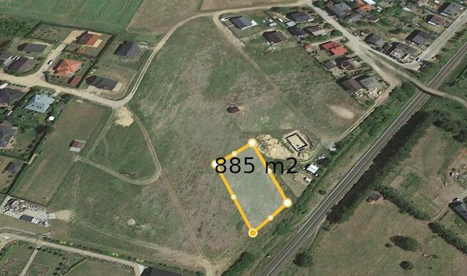 Działka budowlana Kiełpino gm. Kartuzy, Przy Krzyżu