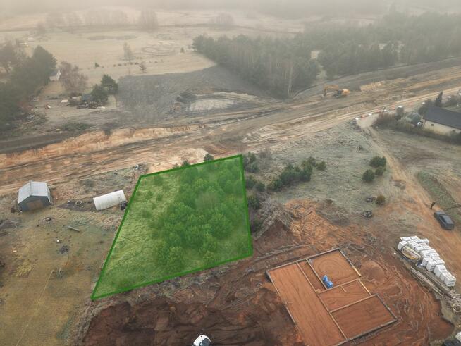 Działka budowlana Kiełpino gm. Kartuzy, Przy Krzyżu