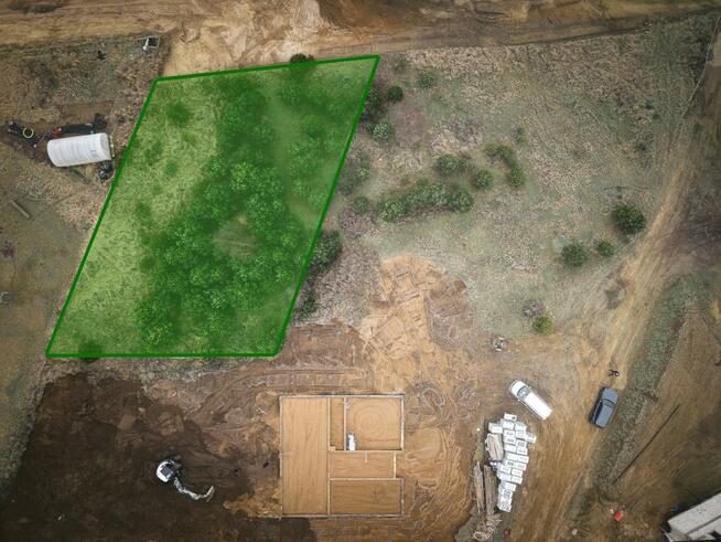 Działka budowlana Kiełpino gm. Kartuzy, Przy Krzyżu