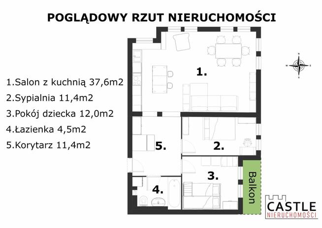Mieszkanie Poznań gm. Poznań-Jeżyce Sołacz, Urbanowska