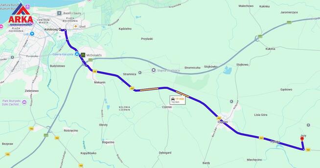 Działka rolna Jazy gm. Dygowo