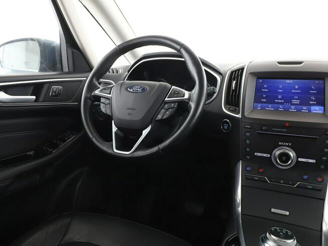 Ford Galaxy 7 os. automat skóra navi full LED panorama kamery grzane fotele ACC