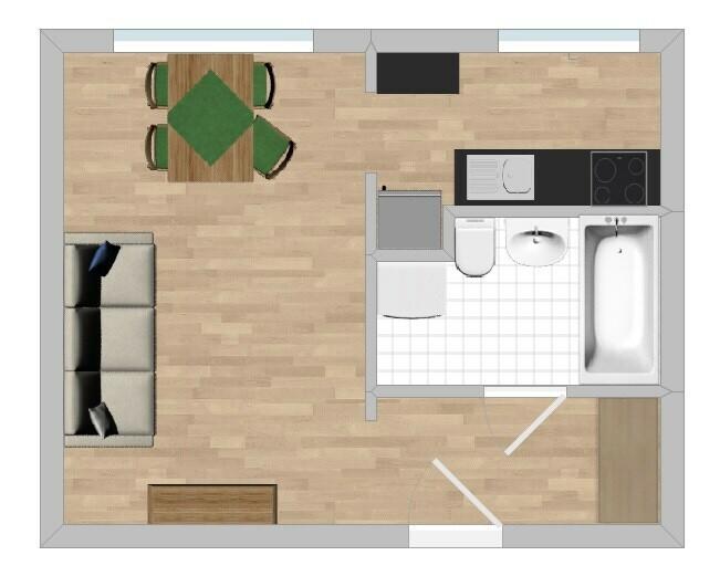 Pet friendly kawalerka na Górnej, Dąbrowskiego 51