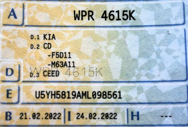 Kia Cee'd SalonPL Gwarancja Fabryczna FV23% Rej.2022 136KM Tempomat Parktronic