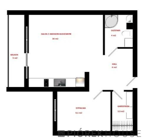 2-pokojowe mieszkanie na Pradze-Południe