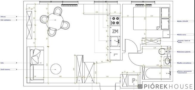 2-pokojowe mieszkanie na Mokotowie