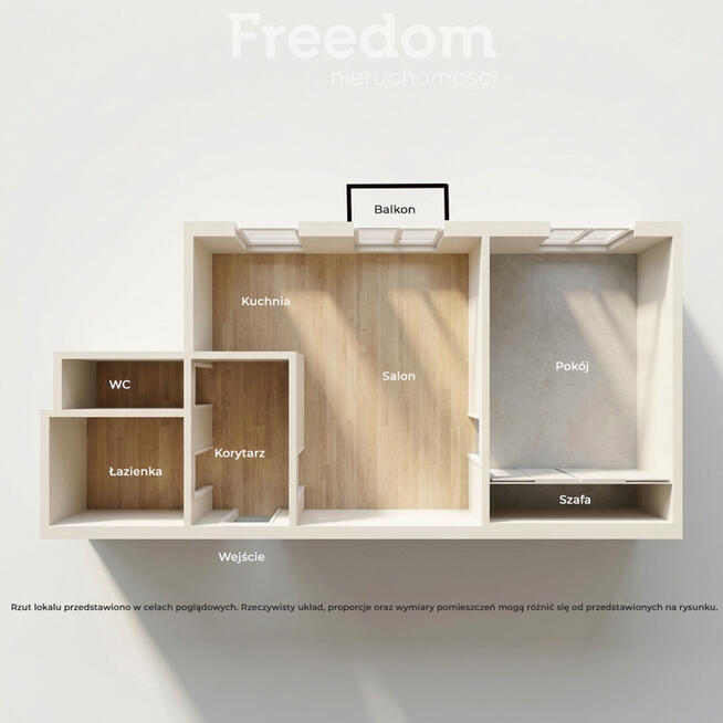 2 pokoje z balkonem | klima | winda