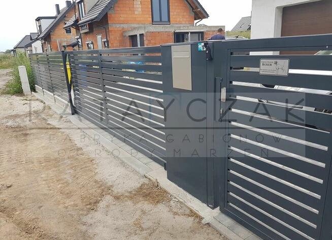 Brama przesuwna PROFILOWA 1,70x4,00m PALISADA
