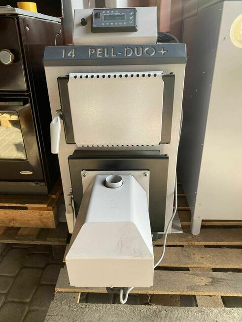 Kocioł na pellet termo - tech PELL DUO+ 14 kW palnik pellet