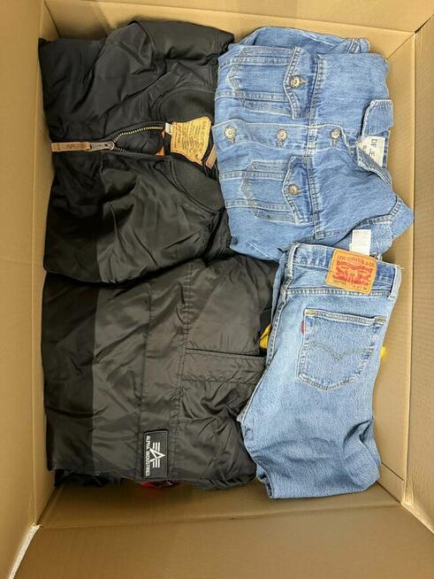 Odzież second hand zara berskha H&M tommy boss Mkors stock s