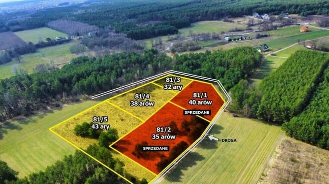Rybaki - cisza, las, rzeka, rekreacja. Działka rekreacyjna